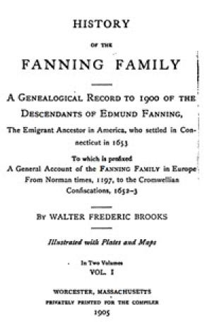 History of the Fanning Family 10269247